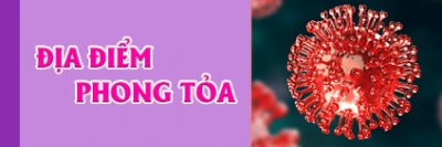 Danh sách địa điểm phong tỏa