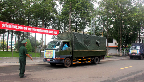 Bình Phước quyên góp trên 7.000 túi an sinh hỗ trợ TP.Hồ Chí Minh