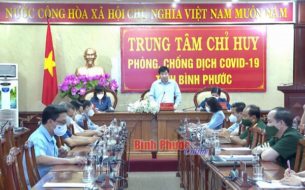 Bình Phước có 95,6% người trên 18 tuổi đã tiêm vắc xin mũi 1